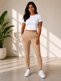 Ultra-Soft Full-Length Cotton Kurti Pants – Skin